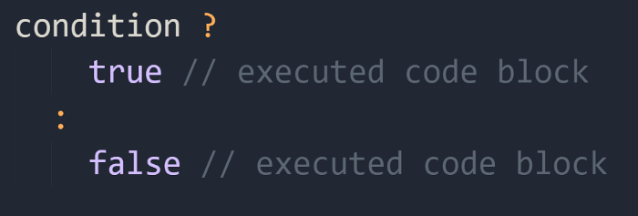 دستورات شرطی جاوا اسکریپت: ternary operator