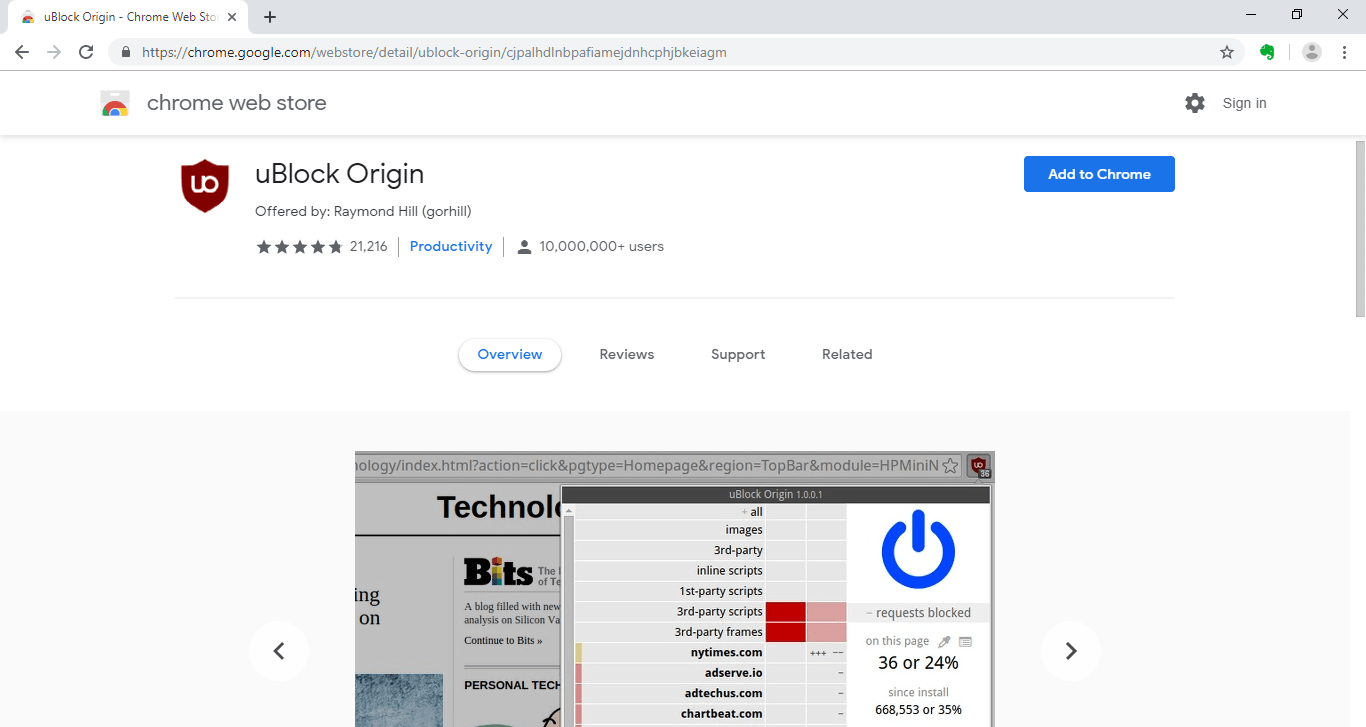 ublock origin cheyab.ir